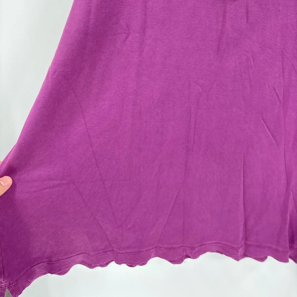 Jack spade purple Pima cotton short sleeve T-shirt button polo tee size xxl NWT